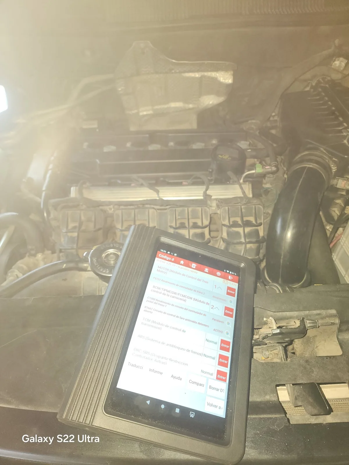 Diagnóstico con scanner a Dodge Caliber 2008 atendido por AMTEC